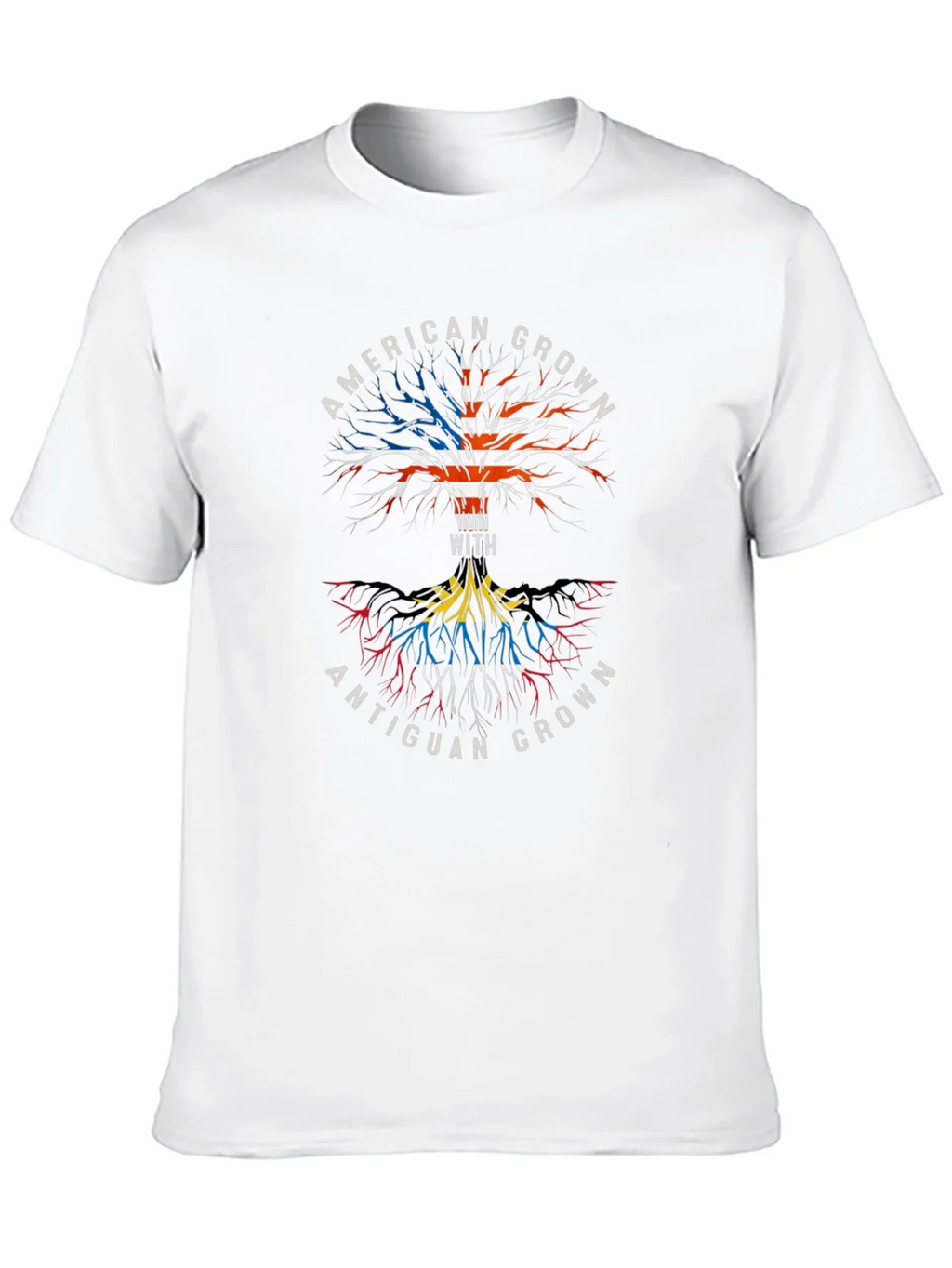 American & Antiguan Grown Roots Graphic Tee product image 9