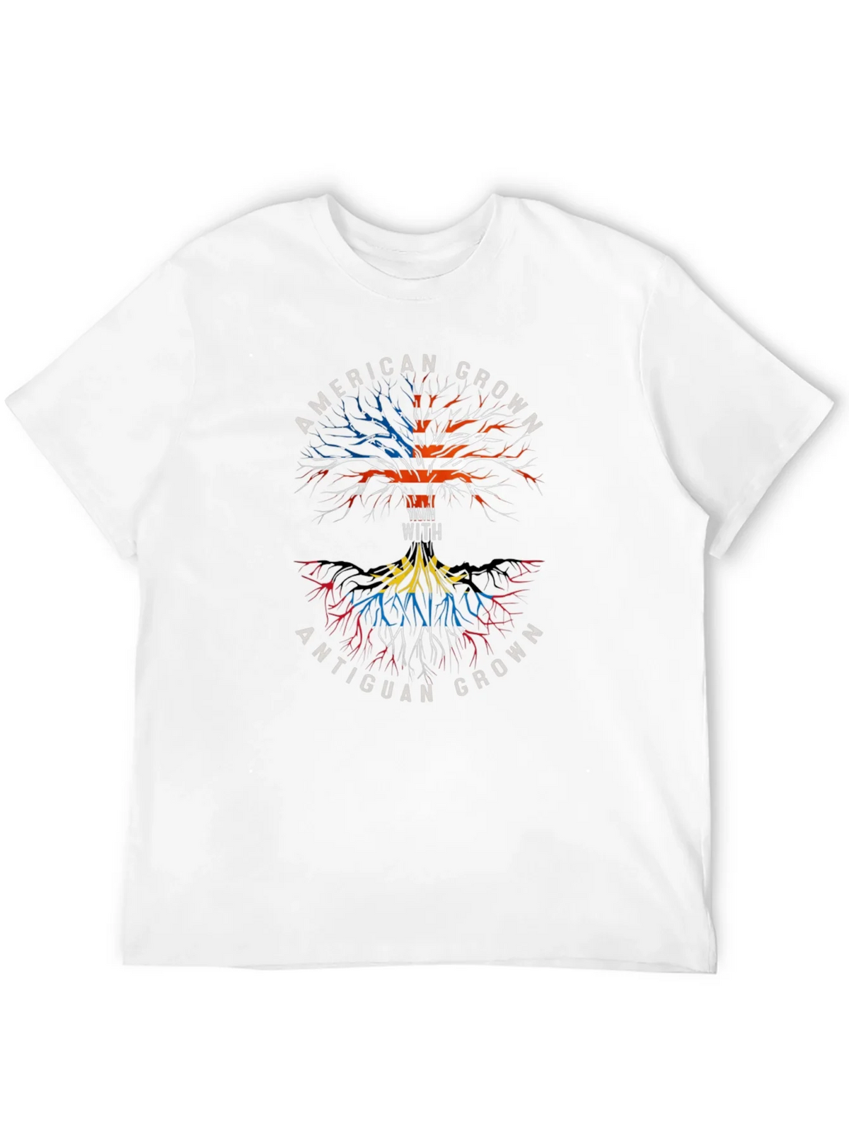 American & Antiguan Grown Roots Graphic Tee product image 11