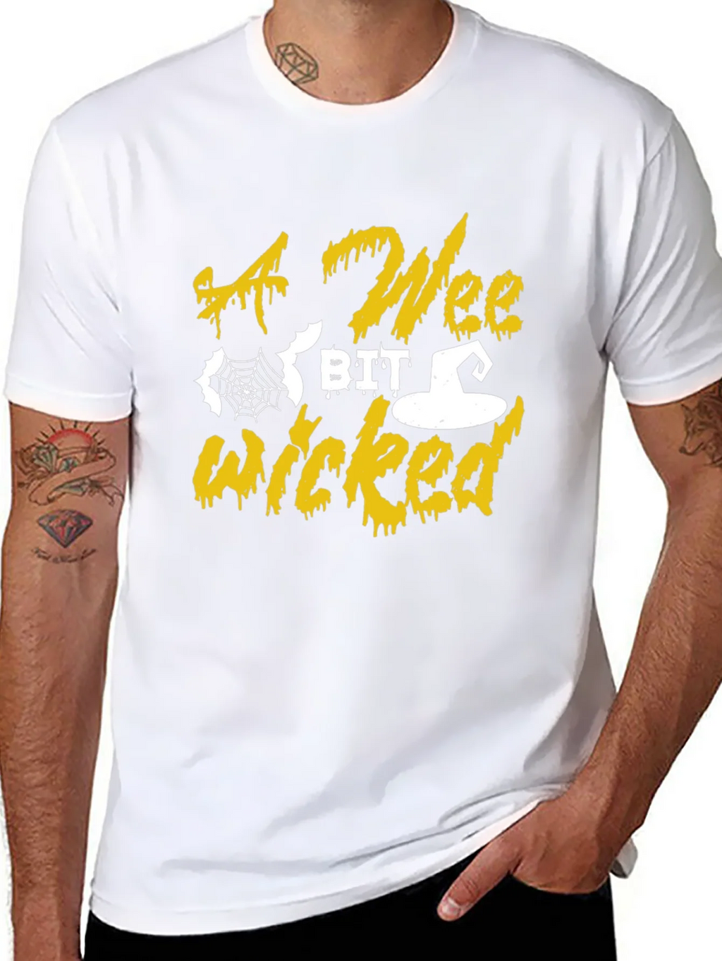 A Wee Bit Wicked Halloween T-Shirt product image 7