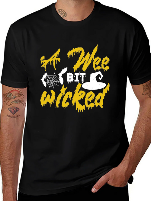 A Wee Bit Wicked Halloween T-Shirt product image 1