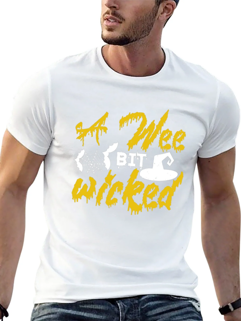 A Wee Bit Wicked Halloween T-Shirt product image 11