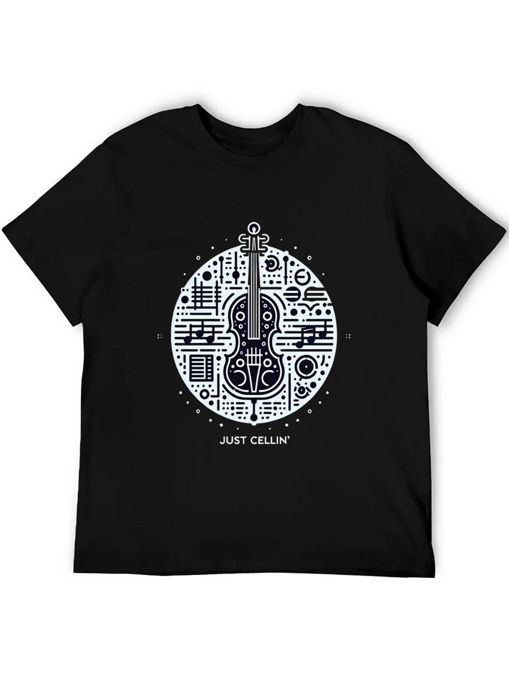 Musical Cello Graphic Tee - Just Cellin product image 5