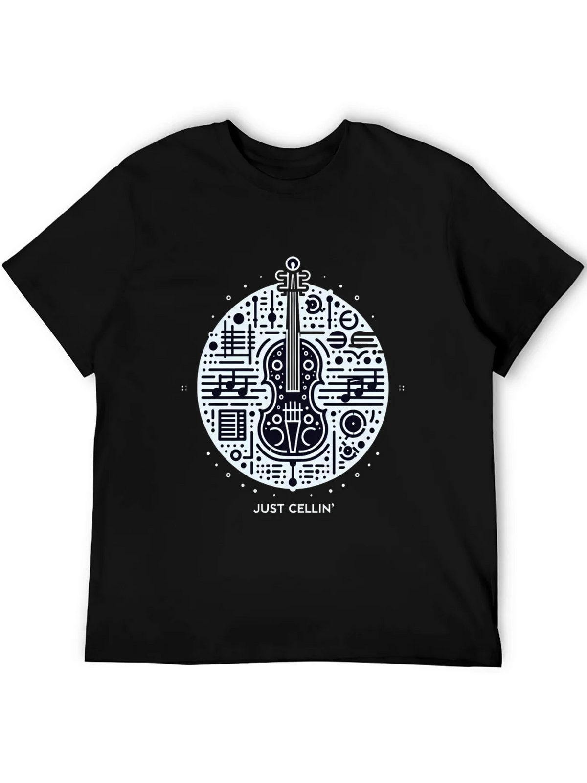 Musical Cello Graphic Tee - Just Cellin product image 5