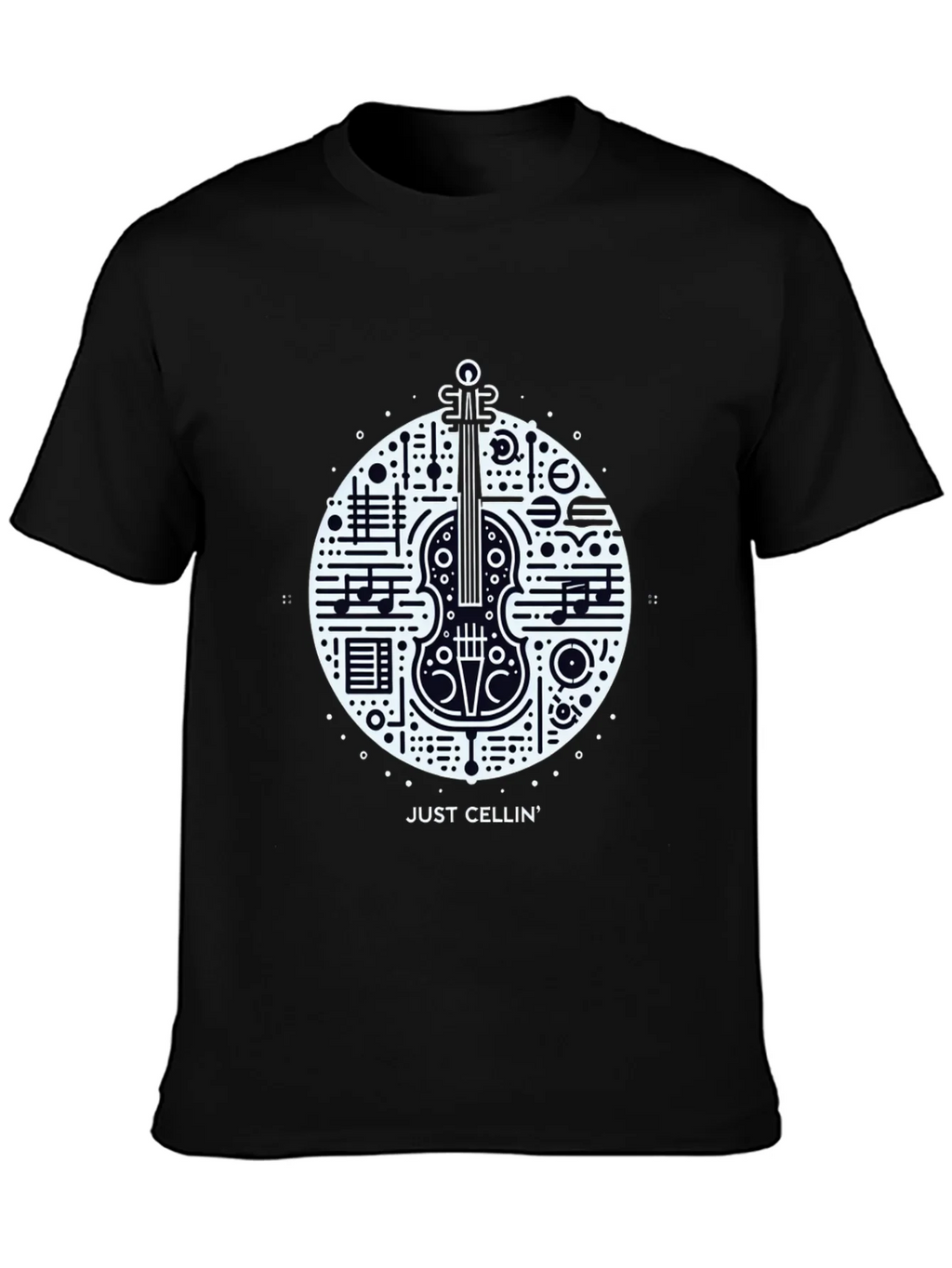 Musical Cello Graphic Tee - Just Cellin product image 3