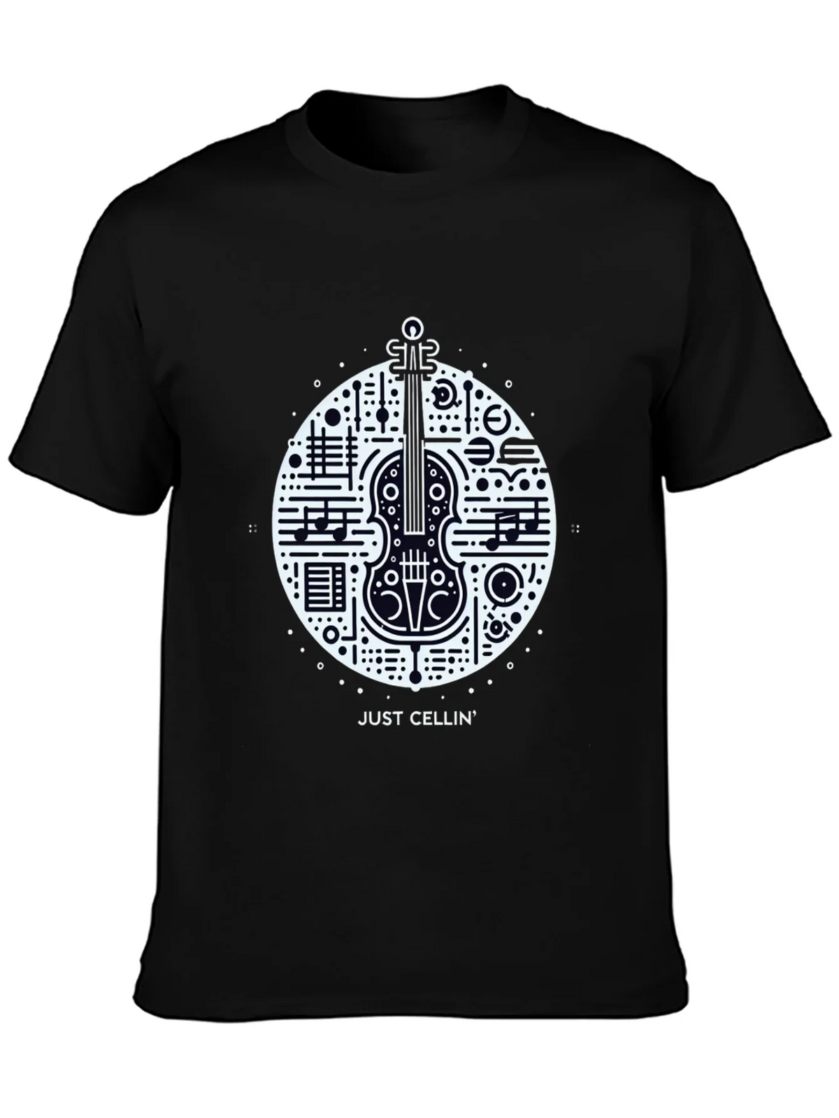 Musical Cello Graphic Tee - Just Cellin product image 3