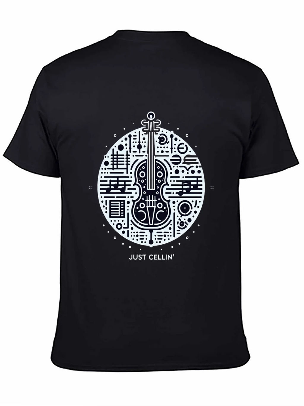 Musical Cello Graphic Tee - Just Cellin product image 4