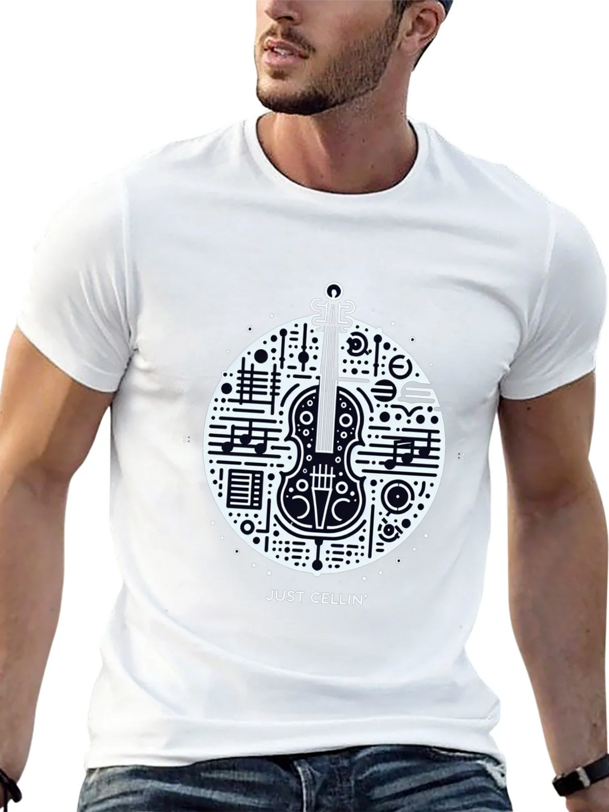 Musical Cello Graphic Tee - Just Cellin product image 12