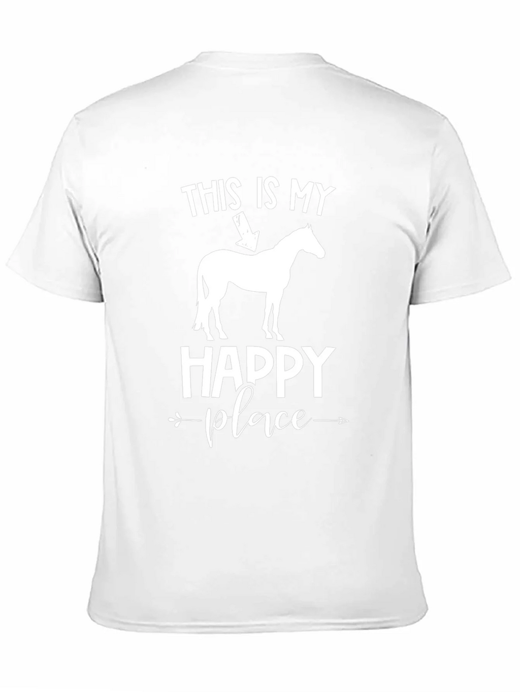 Horse Lover T-Shirt: My Happy Place Design product image 10