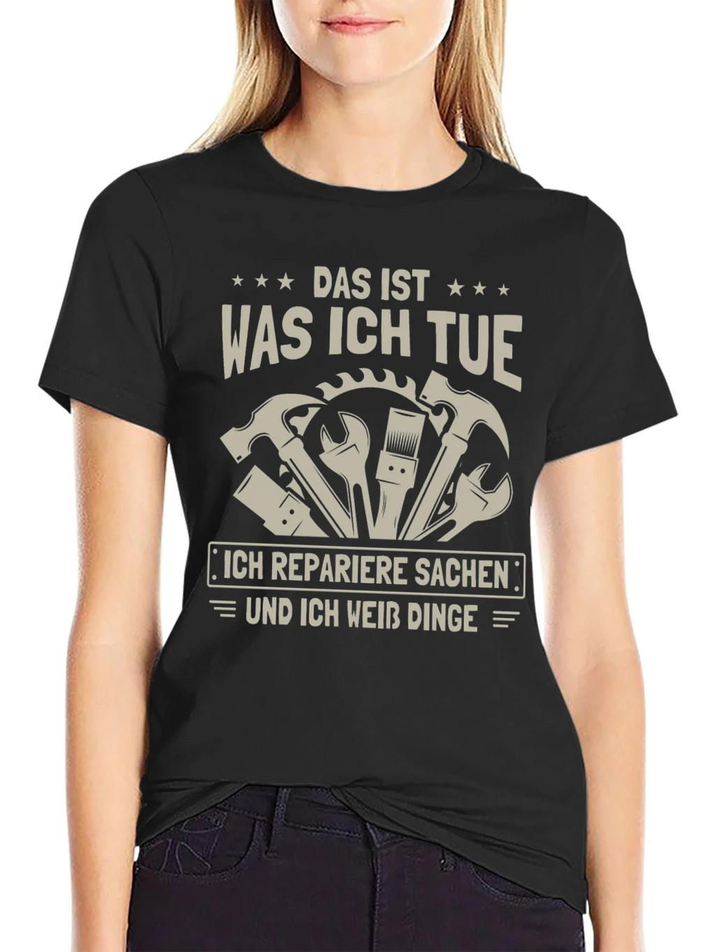 Das Ist Was Ich Tue Repairman Graphic Tee product image 2