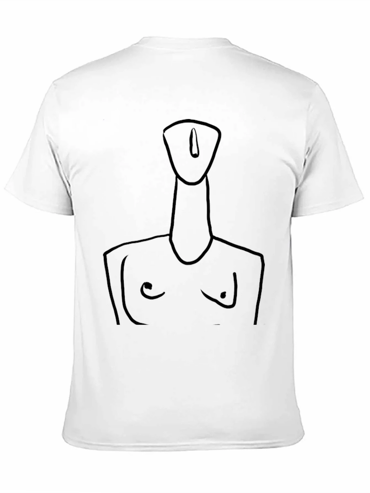 Abstract Line Art Tee - Modern Black T-Shirt product image 10