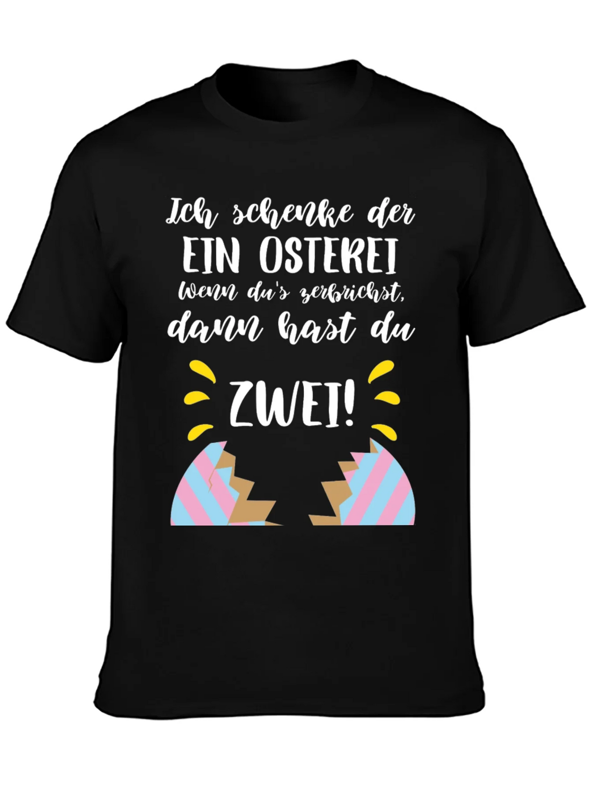 Easter Egg Cracking Humor T-Shirt product image 2