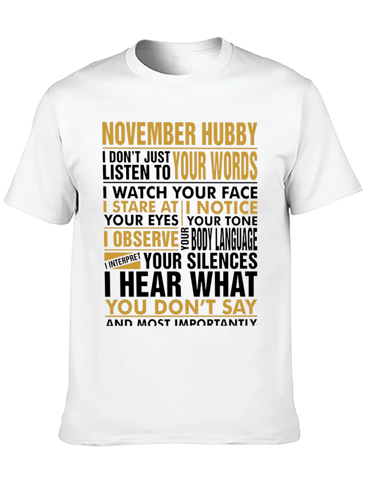 November Hubby T-Shirt product image 3