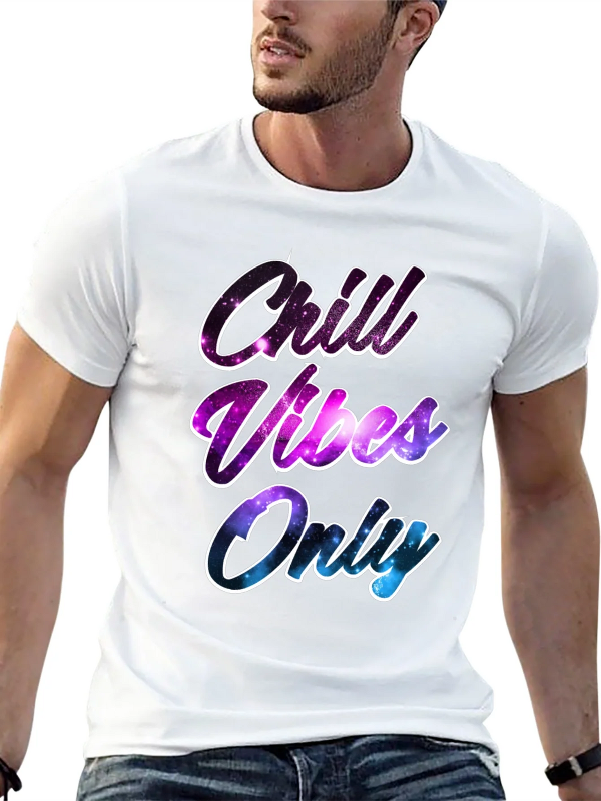 Chill Vibes Only T-Shirt - Galaxy Design product image 10
