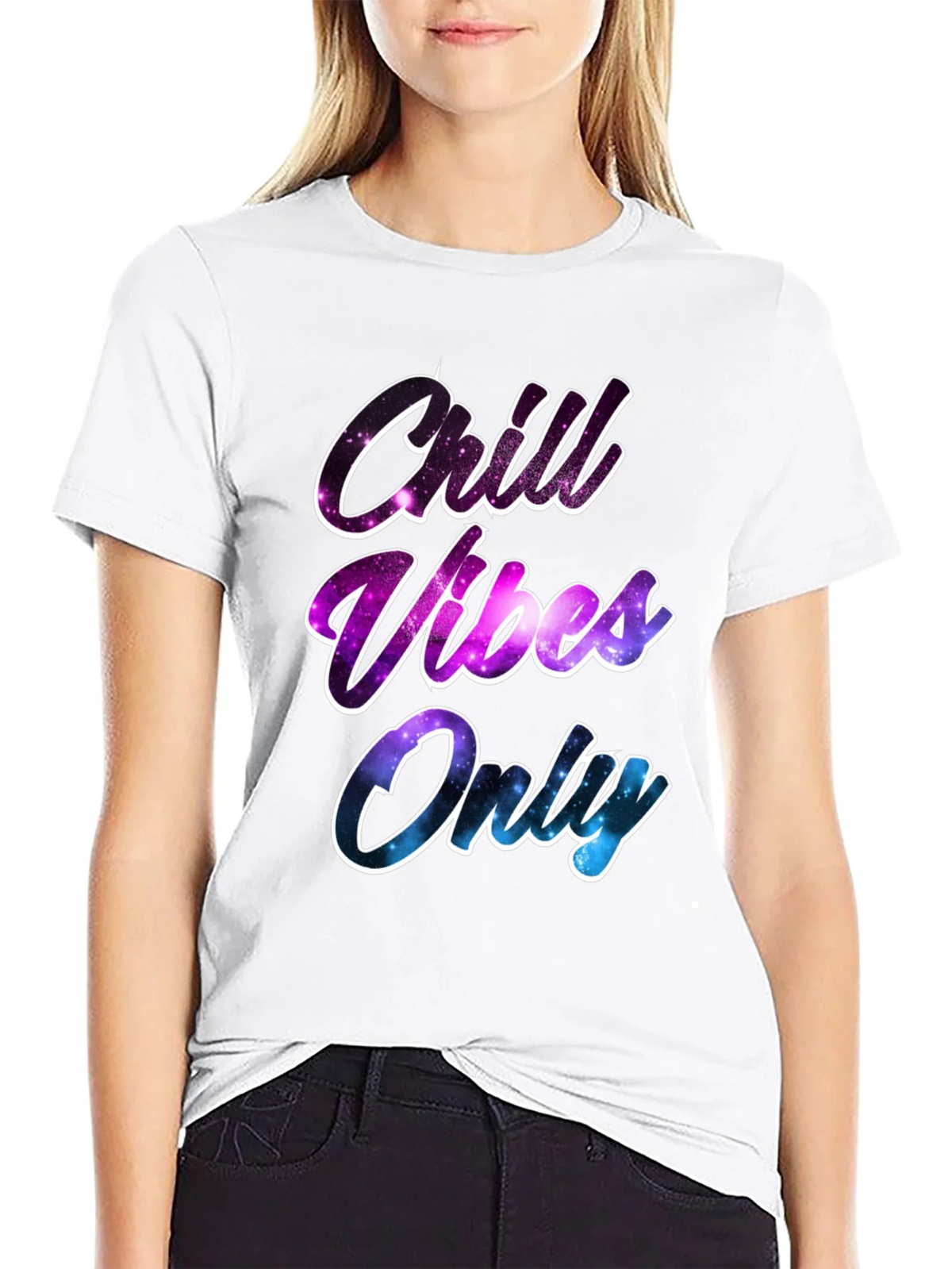 Chill Vibes Only T-Shirt - Galaxy Design product image 7