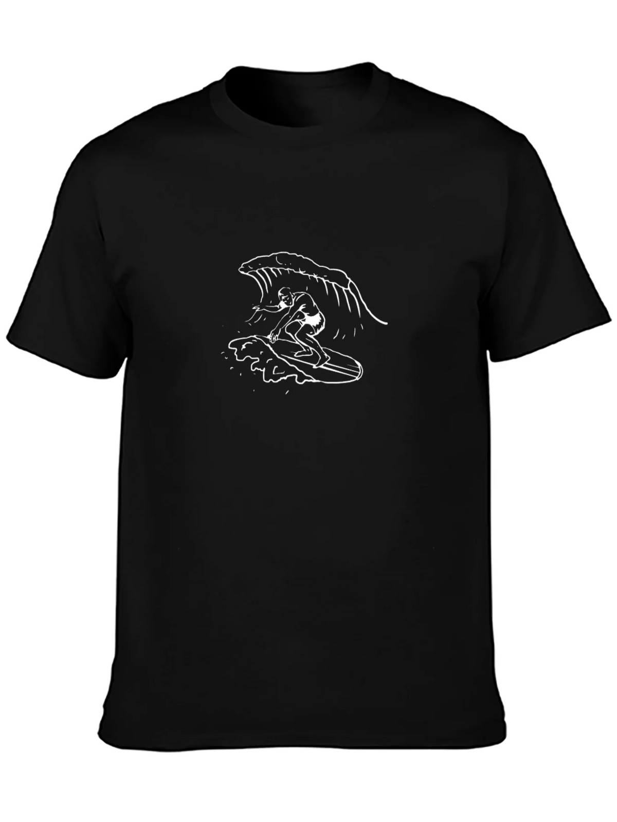 Black Surf Wave Graphic Tee product image 3