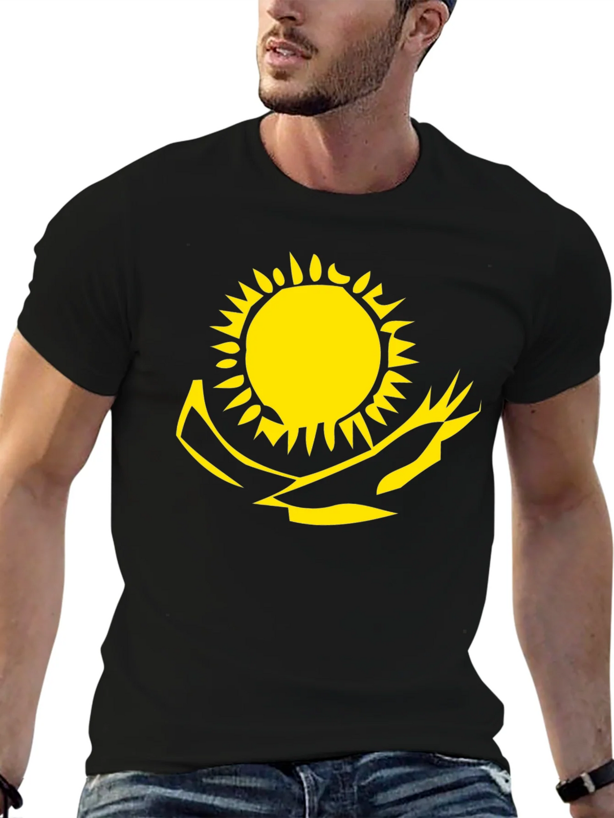 Graphic Tee - Sun and Eagle Design product image 5