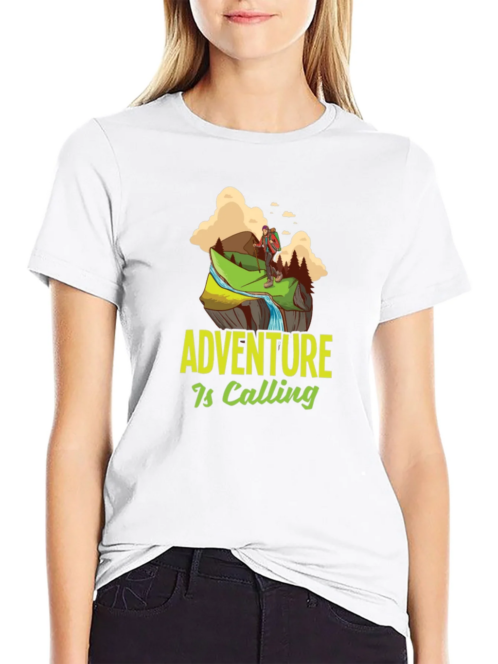 Adventure is Calling Graphic Tee - Black product image 5