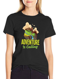 Adventure is Calling Graphic Tee - Black product image 1