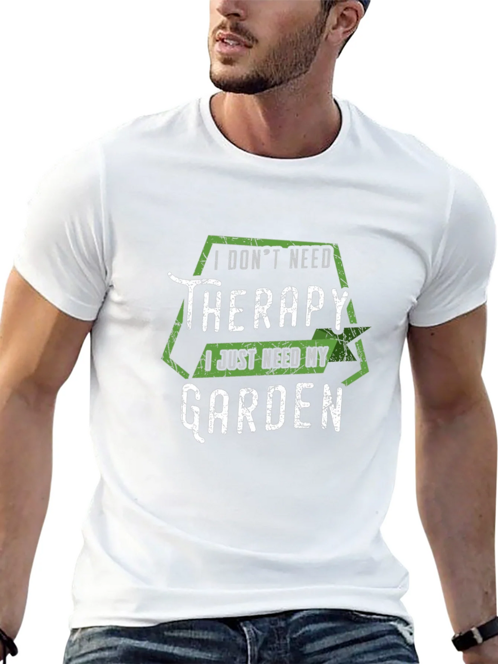 Funny Garden Therapy T-Shirt - Black product image 10