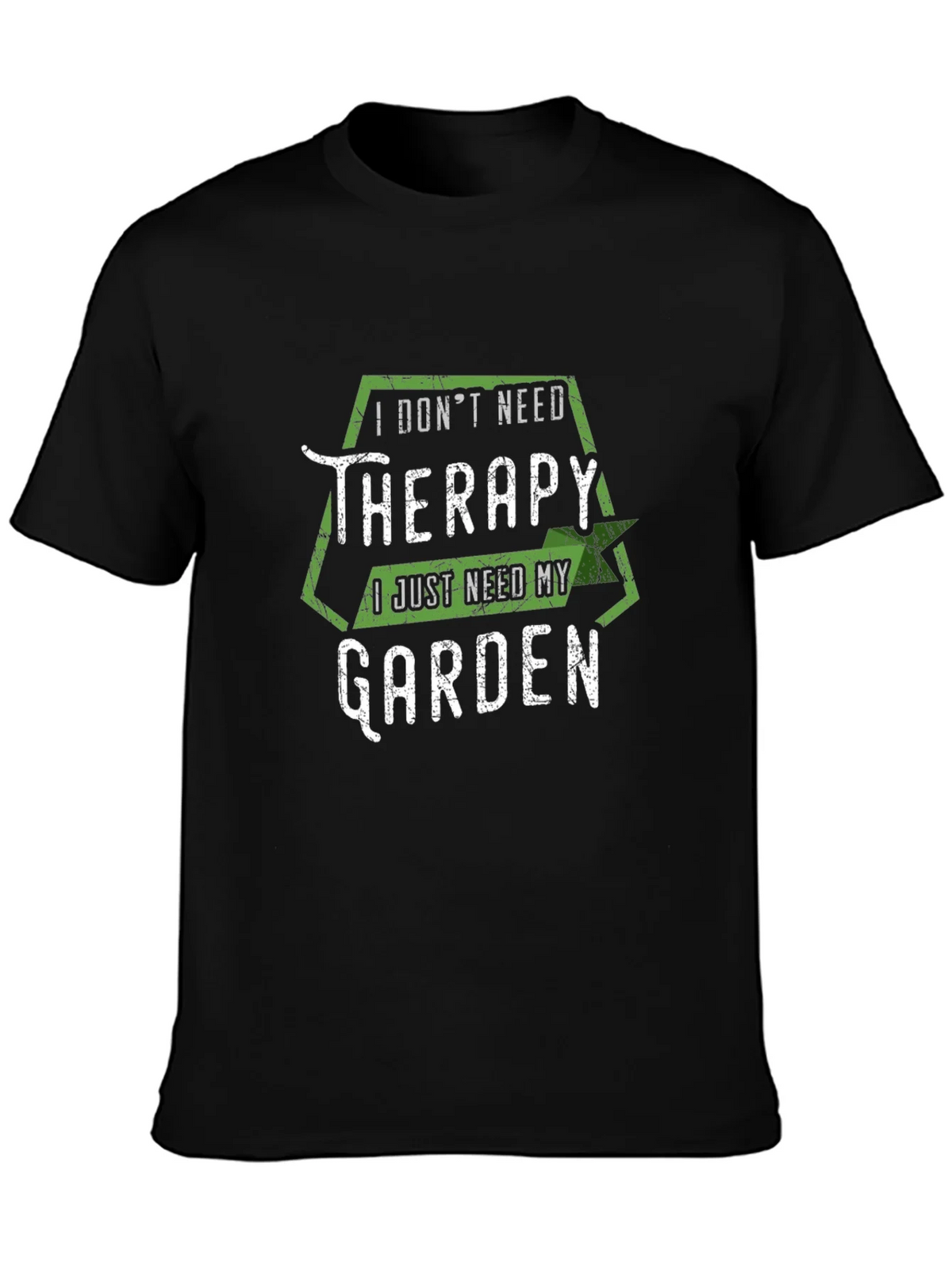Funny Garden Therapy T-Shirt - Black product image 3