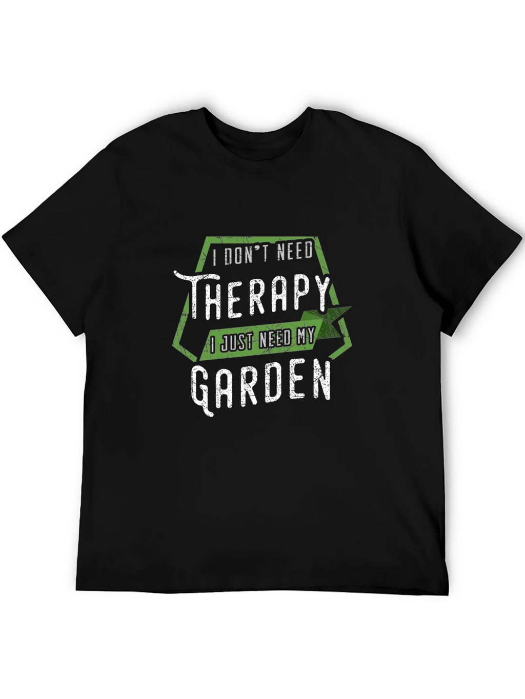 Funny Garden Therapy T-Shirt - Black product image 4