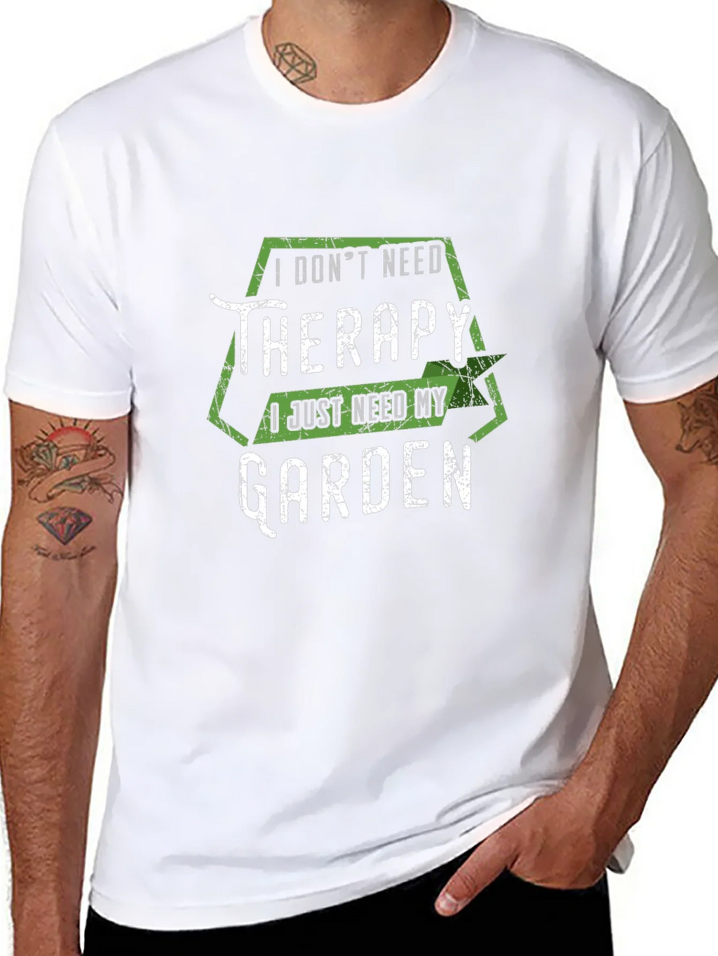 Funny Garden Therapy T-Shirt - Black product image 6