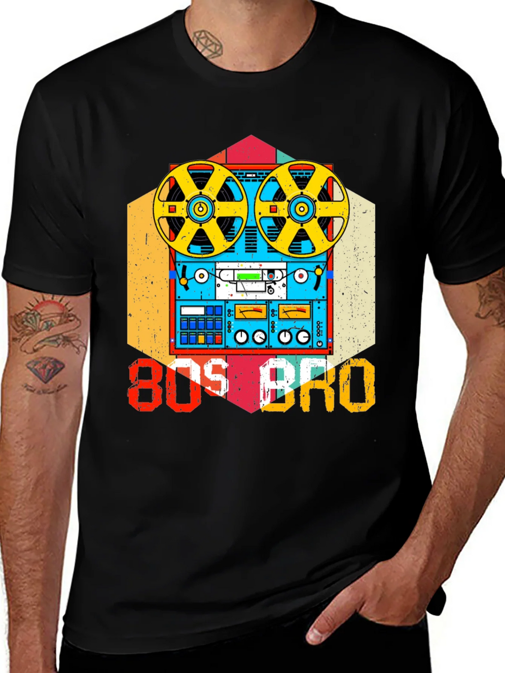 80s Bro Cassette Tape Graphic Tee product image 1