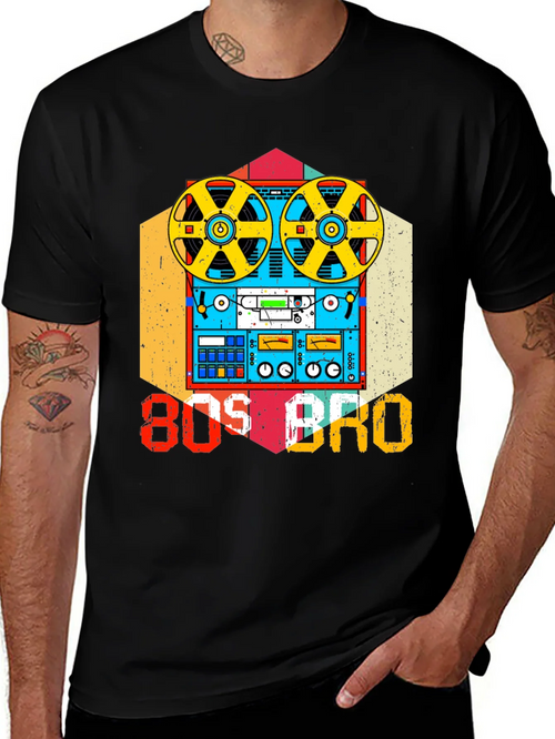 80s Bro Cassette Tape Graphic Tee product image 1
