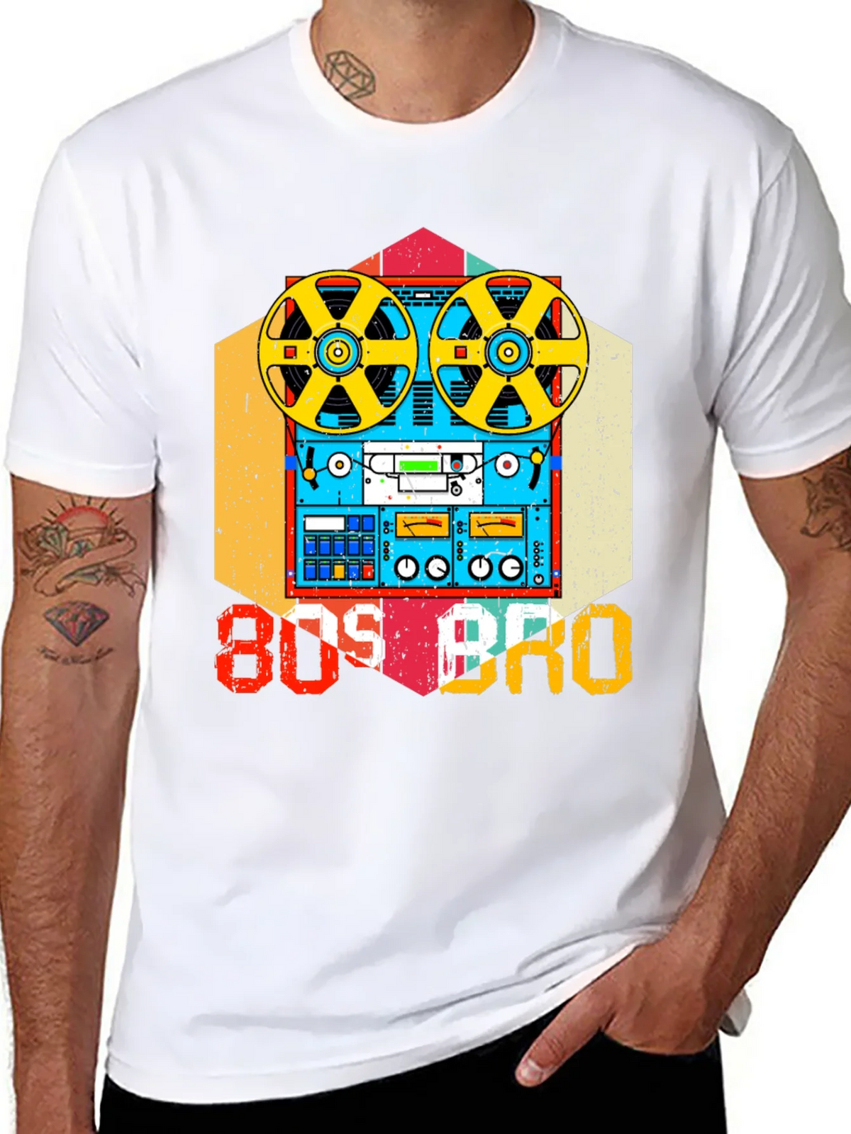 80s Bro Cassette Tape Graphic Tee product image 7
