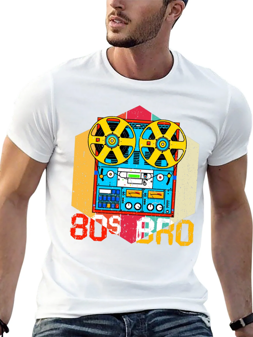 80s Bro Cassette Tape Graphic Tee product image 12