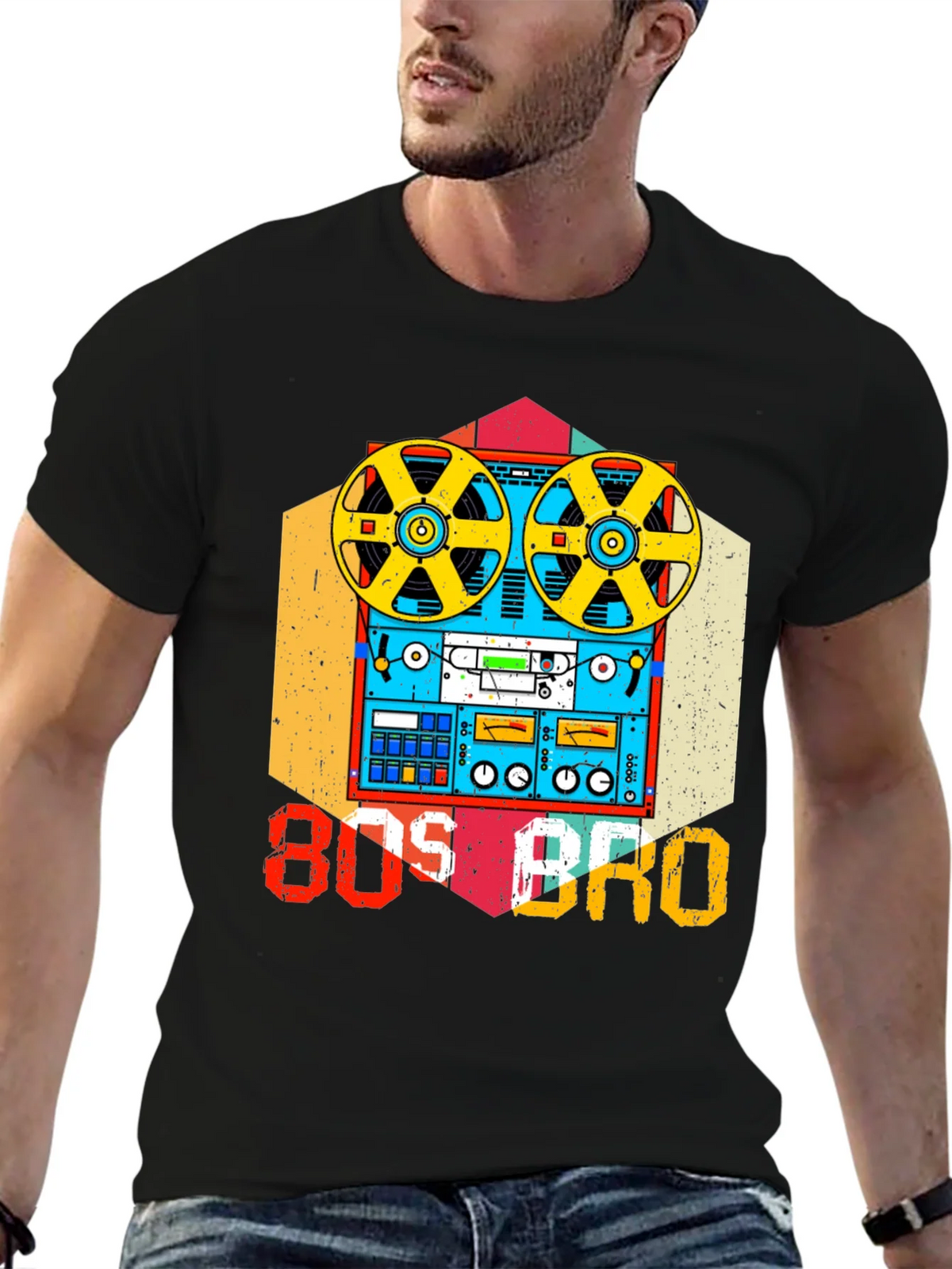 80s Bro Cassette Tape Graphic Tee product image 6