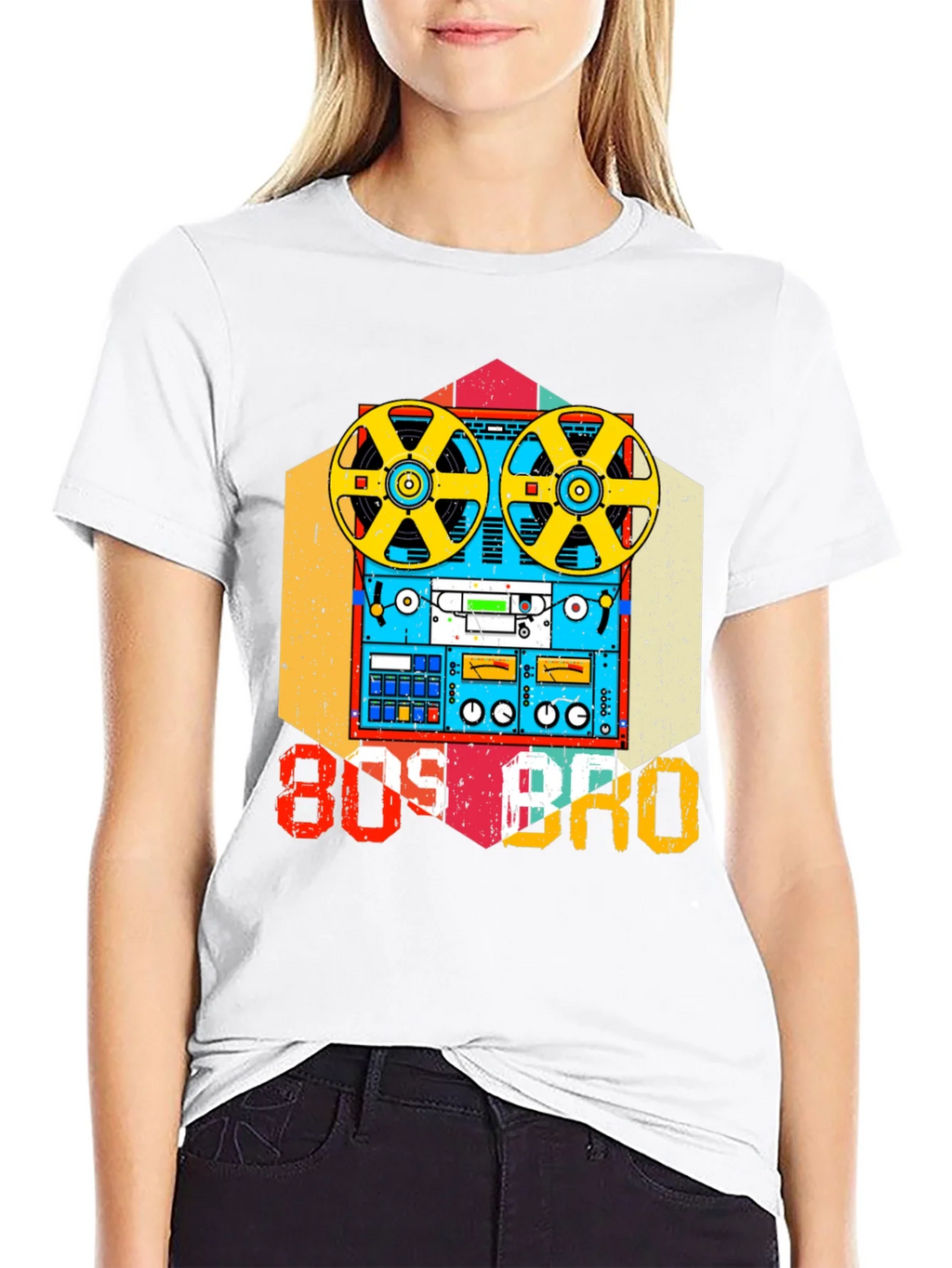 80s Bro Cassette Tape Graphic Tee product image 8