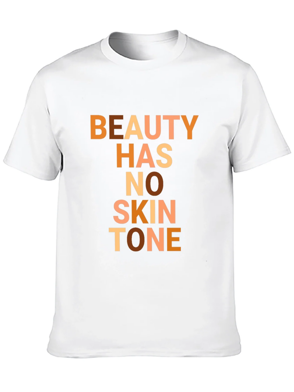 Beauty Has No Skin Tone Graphic Tee - Unisex product image 5