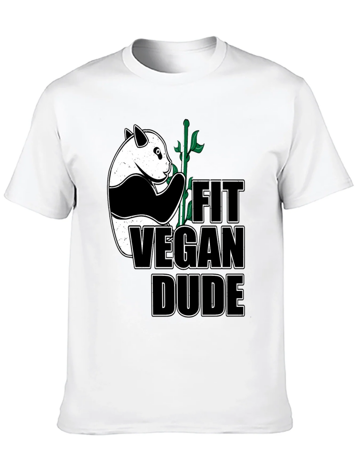 Fit Vegan Dude Panda T-Shirt product image 8