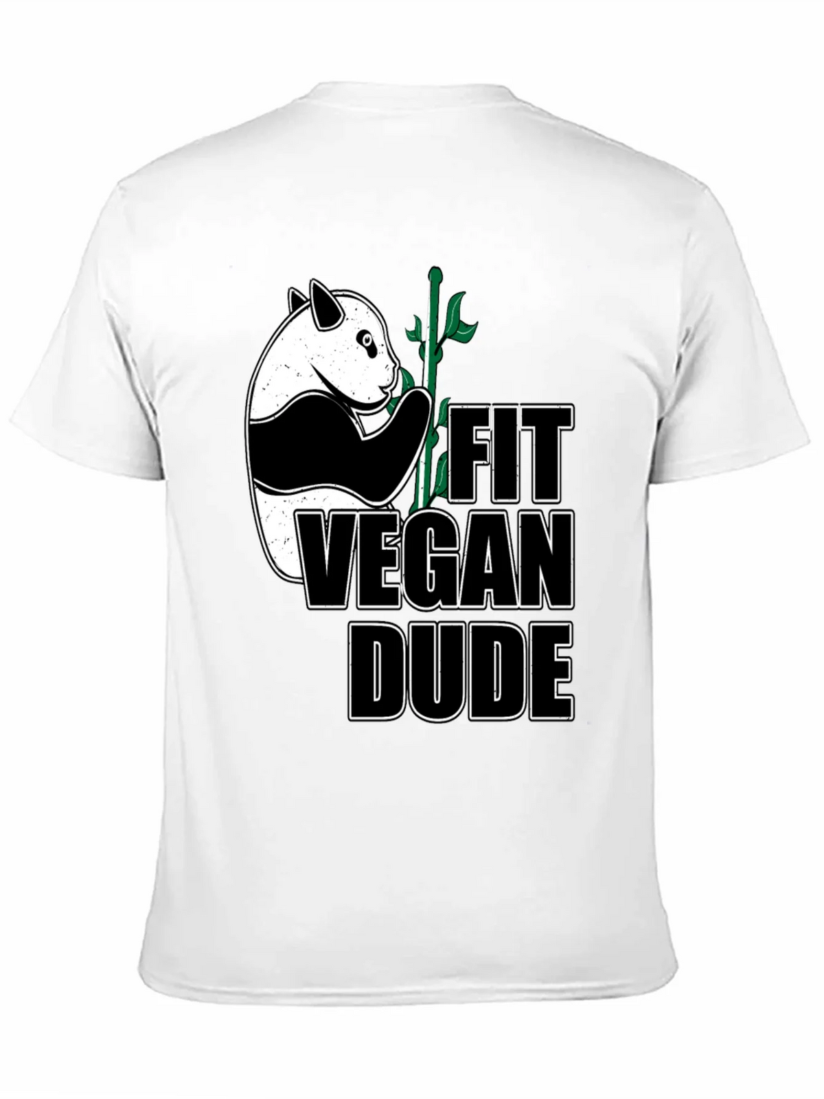 Fit Vegan Dude Panda T-Shirt product image 9