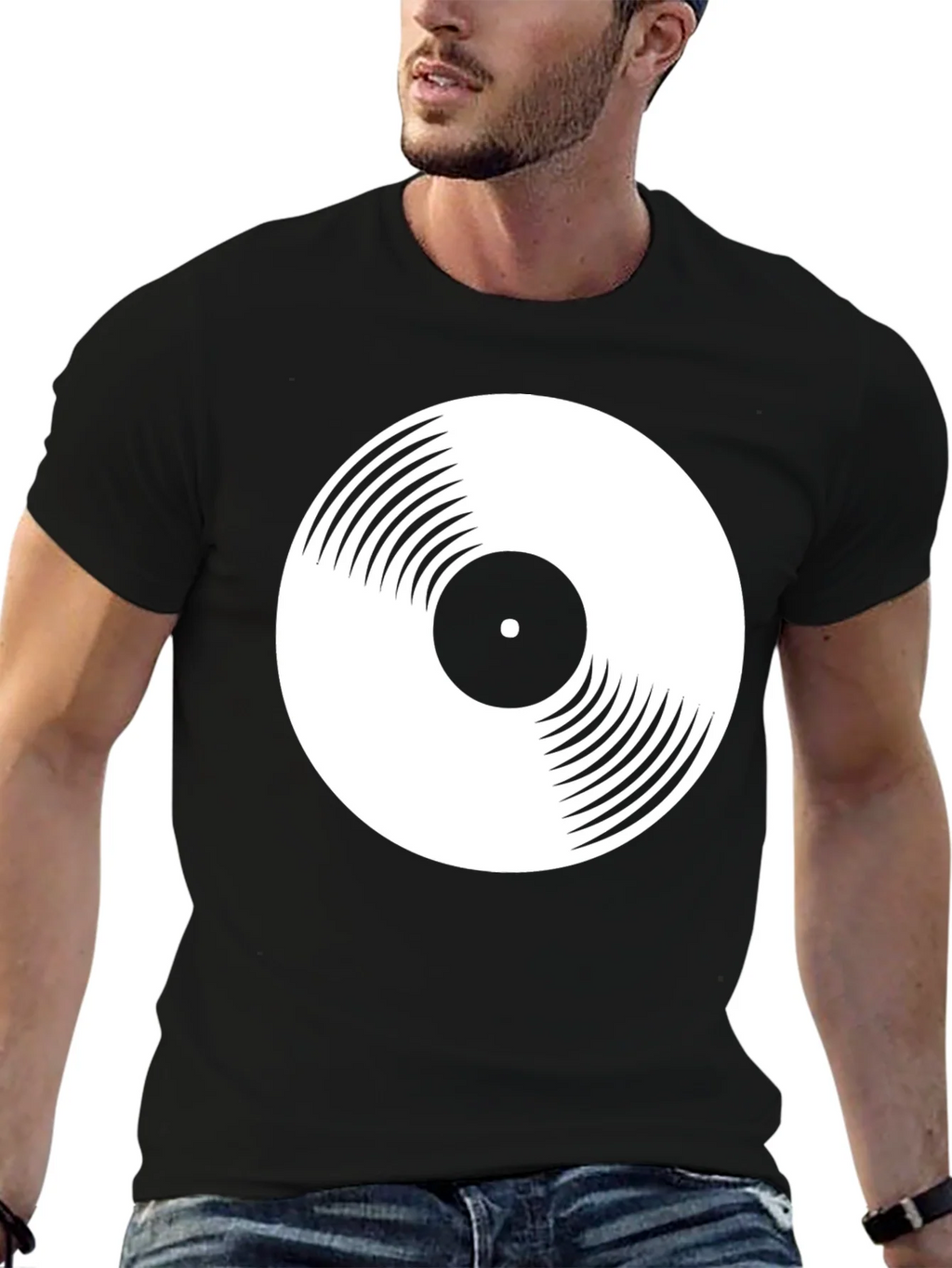 Retro Vinyl Record Graphic T-Shirt product image 6