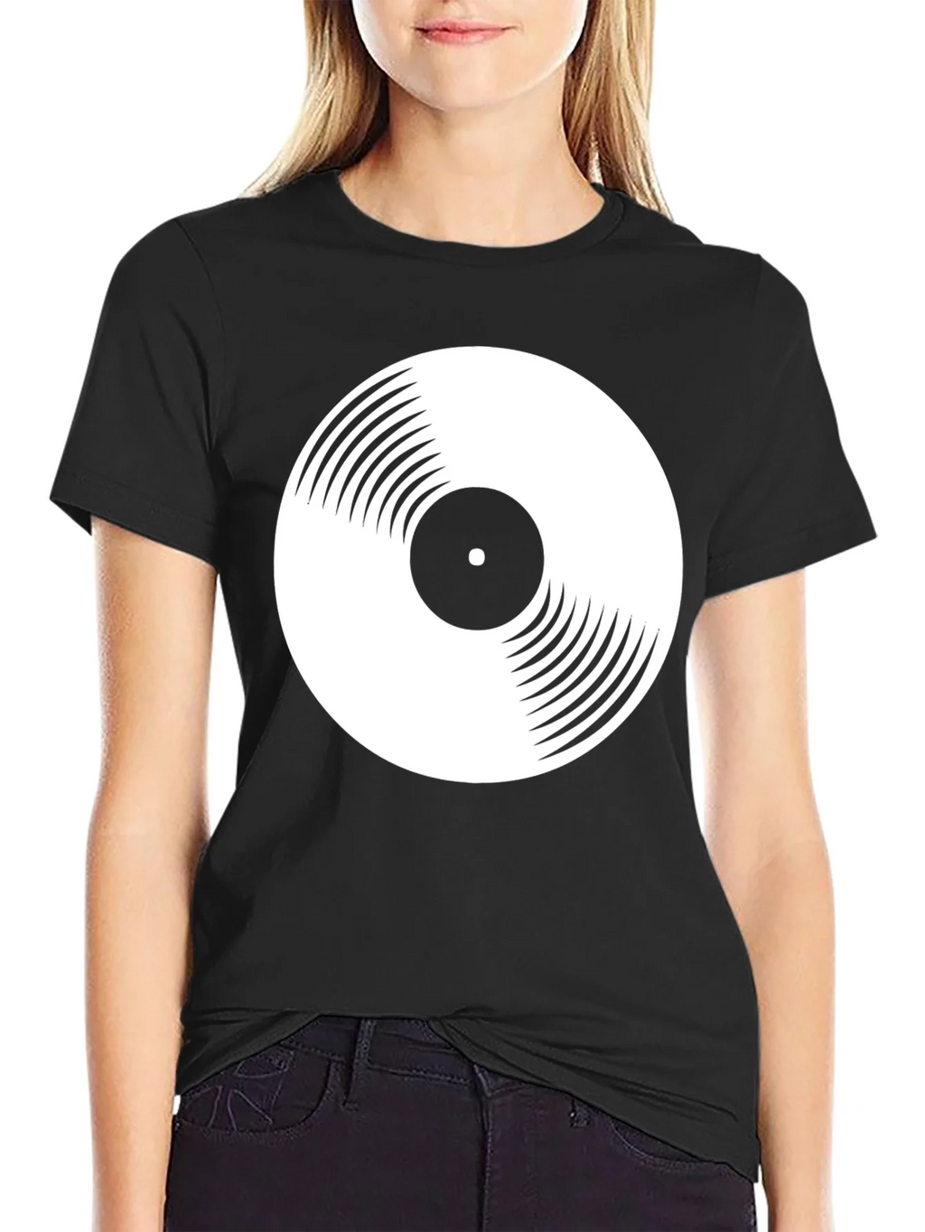 Retro Vinyl Record Graphic T-Shirt product image 2