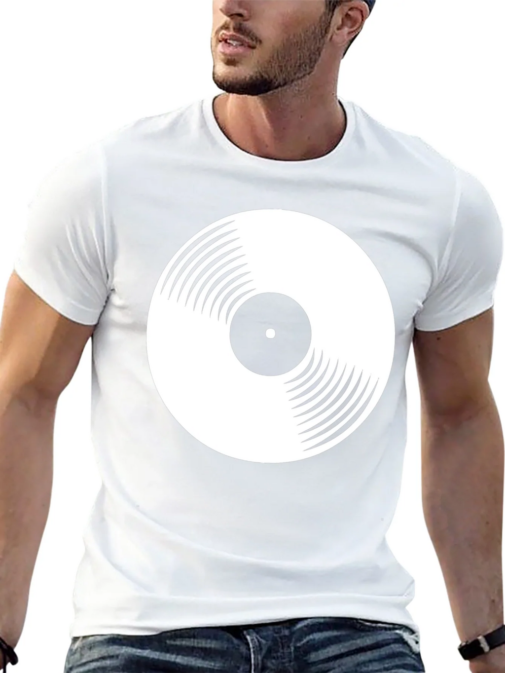 Retro Vinyl Record Graphic T-Shirt product image 12