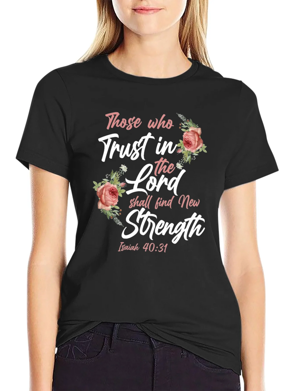 Trust in the Lord Floral T-Shirt product image 2