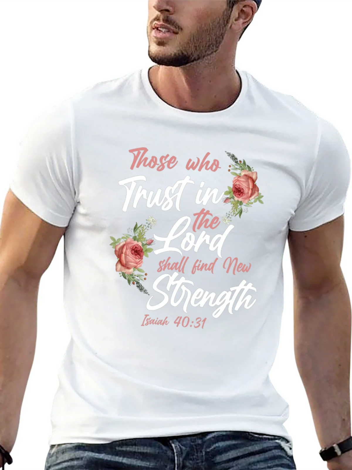 Trust in the Lord Floral T-Shirt product image 11