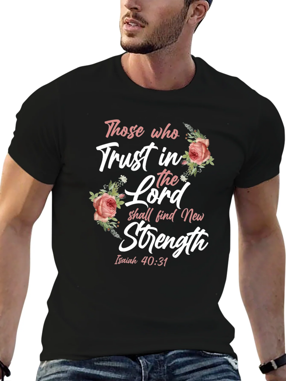 Trust in the Lord Floral T-Shirt product image 5