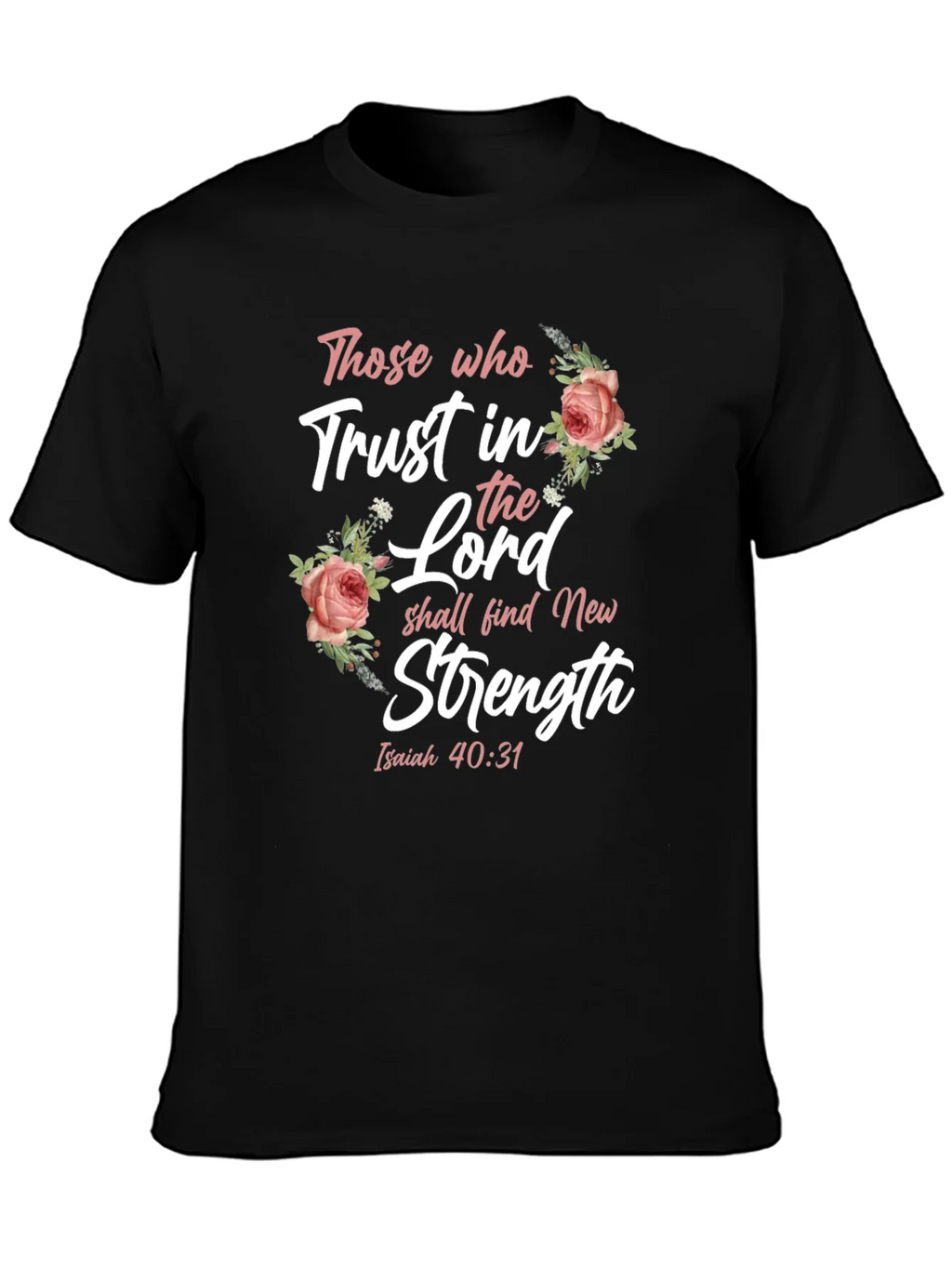 Trust in the Lord Floral T-Shirt product image 3