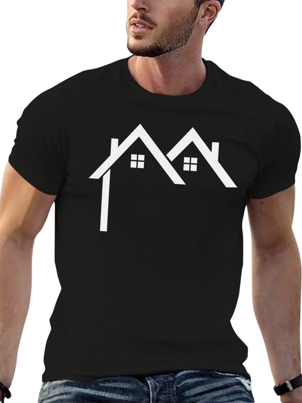 Home Sweet Graphic Tee - Black product image 5