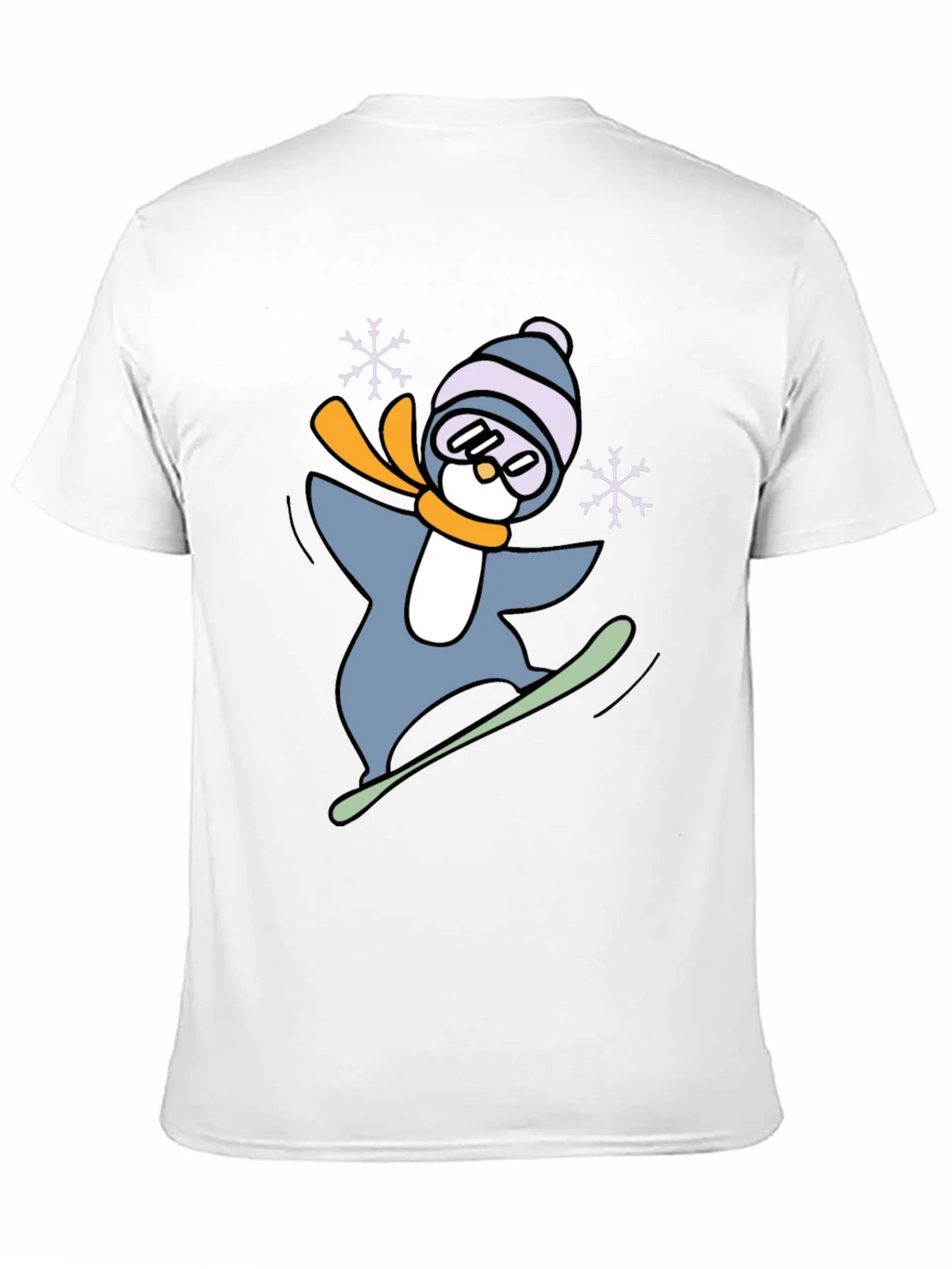 Snowboarding Penguin Graphic Tee product image 10