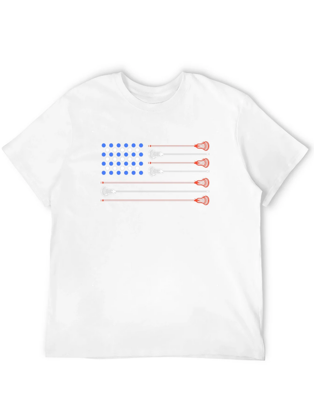 Lacrosse American Flag T-Shirt - Patriotic USA Tee product image 11