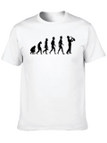 Evolution of Saxophone Player Black T-Shirt product image 1