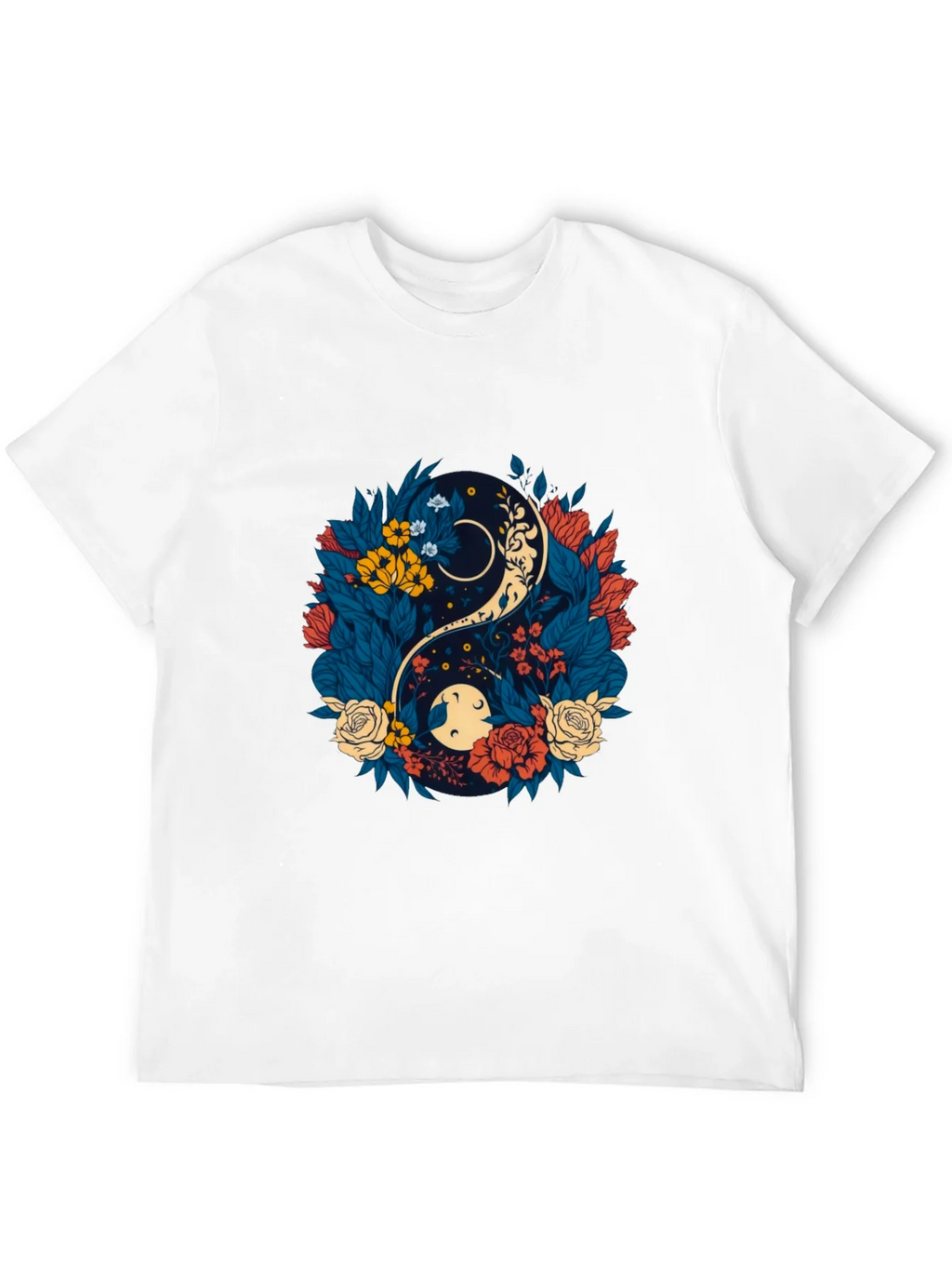 Yin Yang Floral Graphic Tee - Comfort Fit product image 11