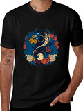 Yin Yang Floral Graphic Tee - Comfort Fit product image 1