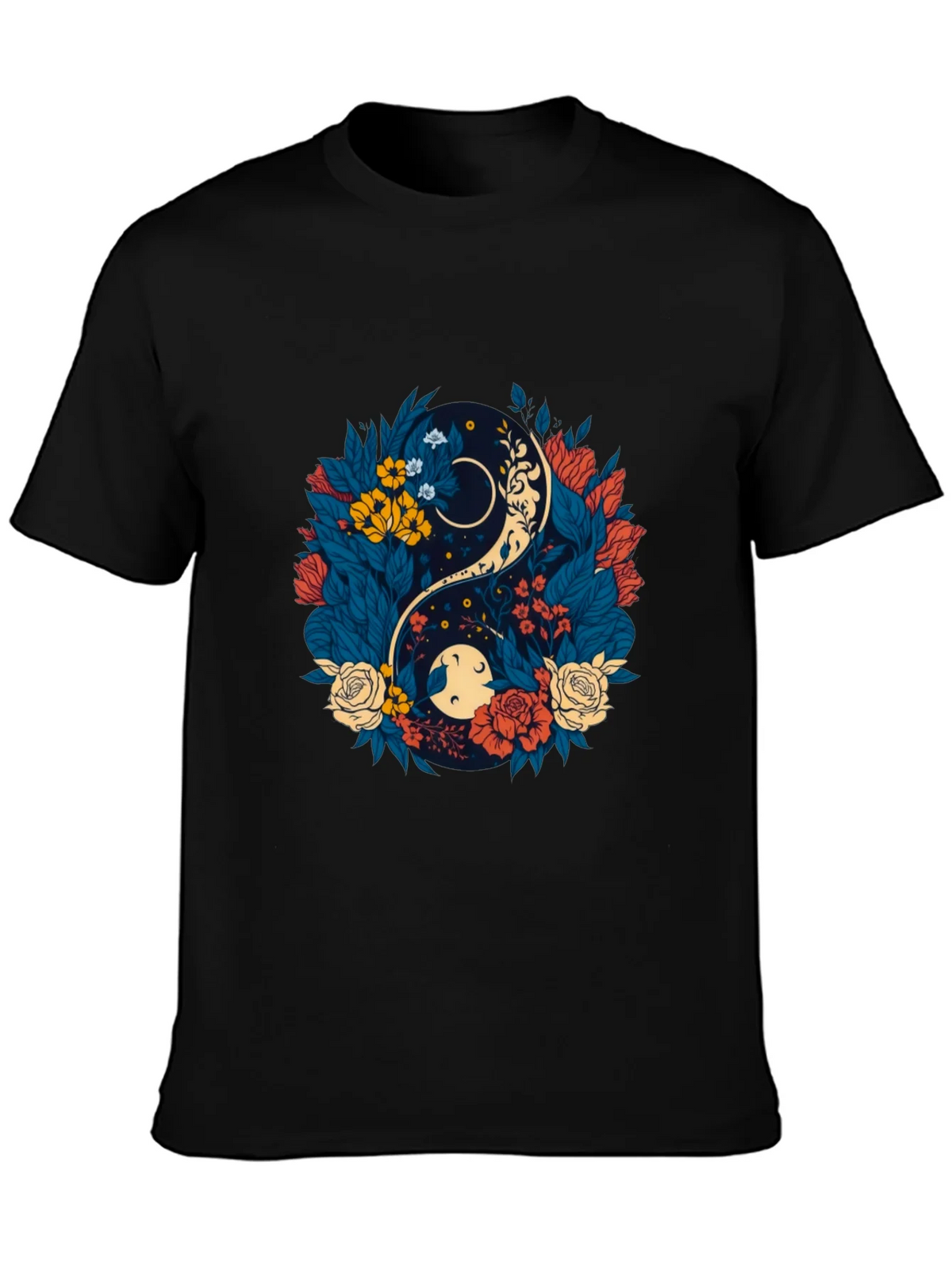 Yin Yang Floral Graphic Tee - Comfort Fit product image 3