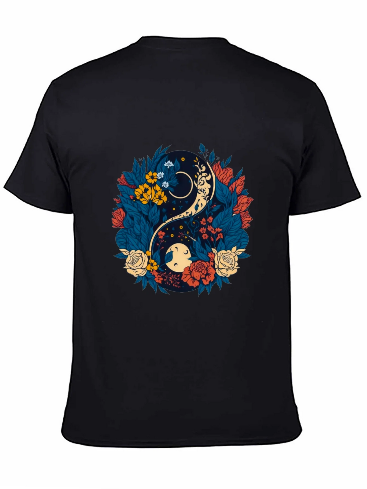 Yin Yang Floral Graphic Tee - Comfort Fit product image 4